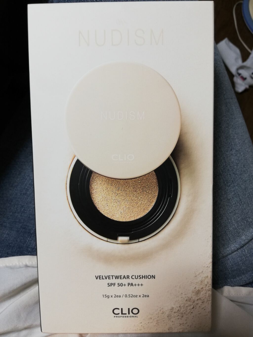 ヌーディズム ベルベットウェアー クッション/CLIO/クッションファンデーションを使ったクチコミ（1枚目）