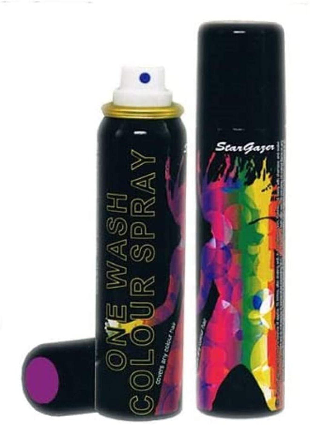スターゲイザー ワンウォッシュヘアカラースプレー UVパープル