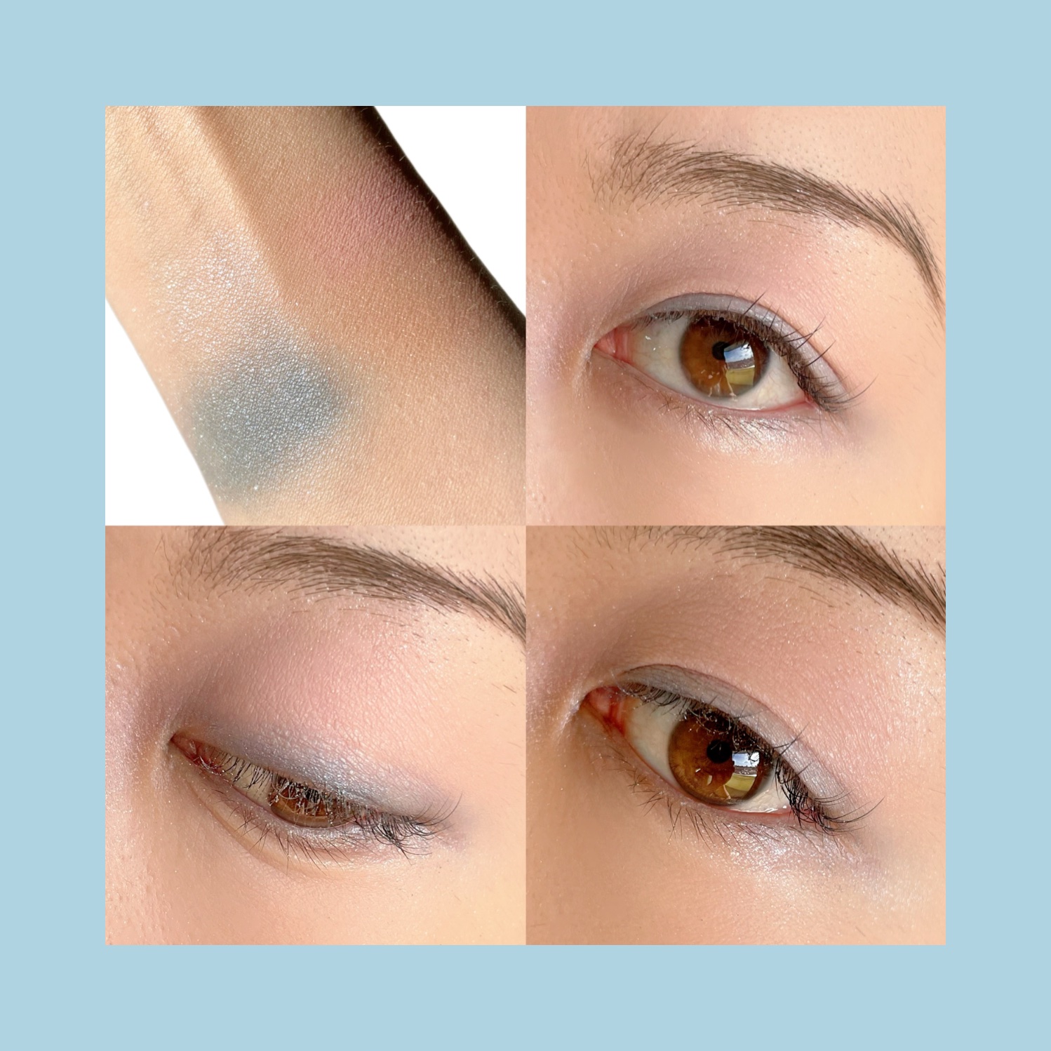 ソフトブラーリングアイパレット/wakemake/アイシャドウパレットを使ったクチコミ（3枚目）