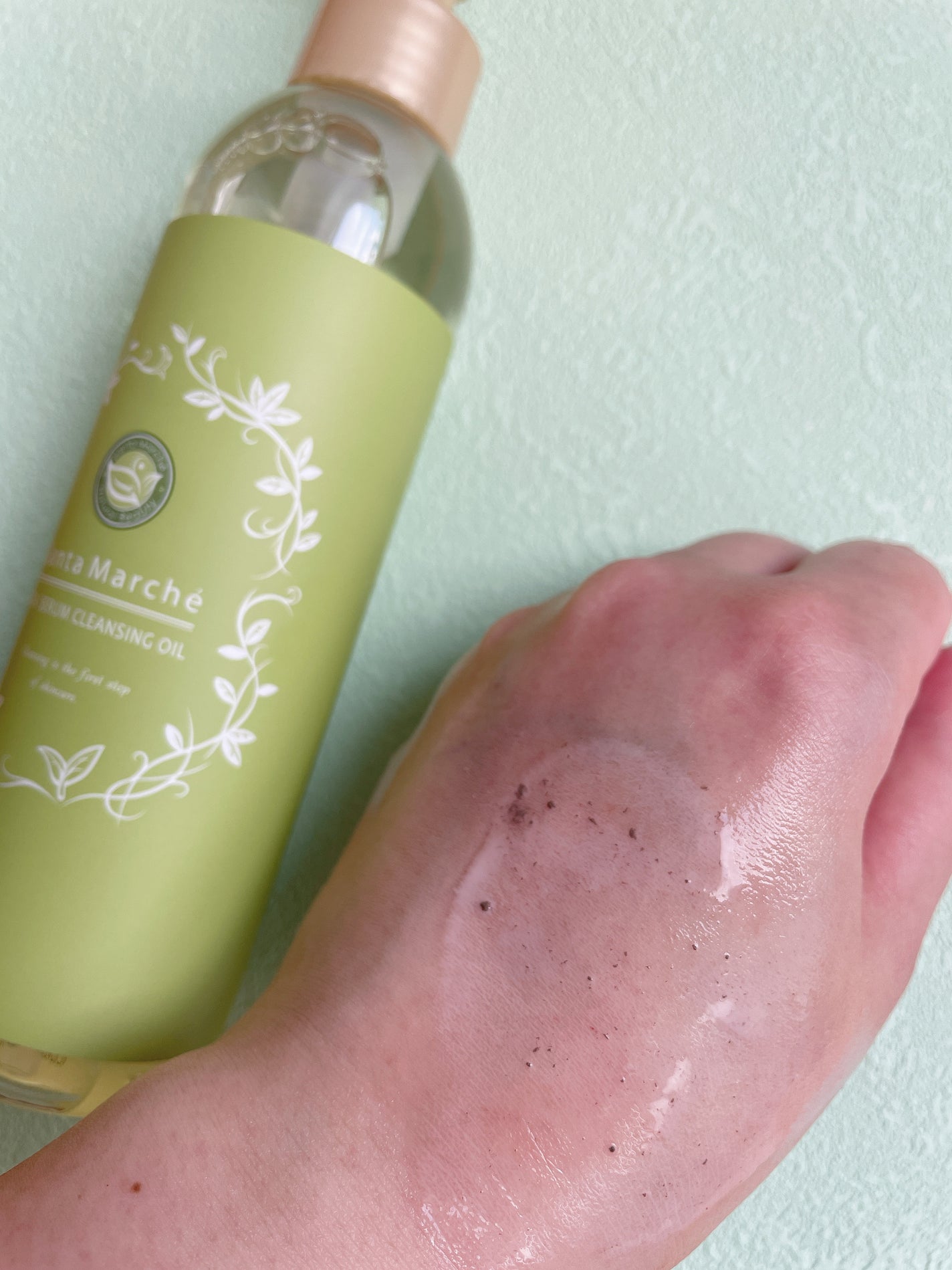 ティーセラムクレンジングオイル/サンタマルシェ/オイルクレンジングを使ったクチコミ(7枚目)