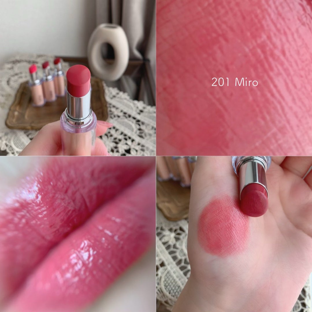 ボンディンググロウリップスティック/Laka/口紅を使ったクチコミ(3枚目)