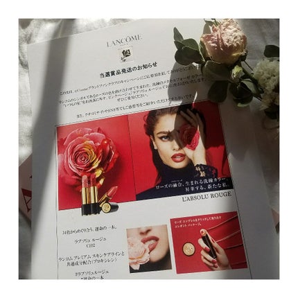 ラプソリュ ルージュ/LANCOME/口紅を使ったクチコミ(2枚目)