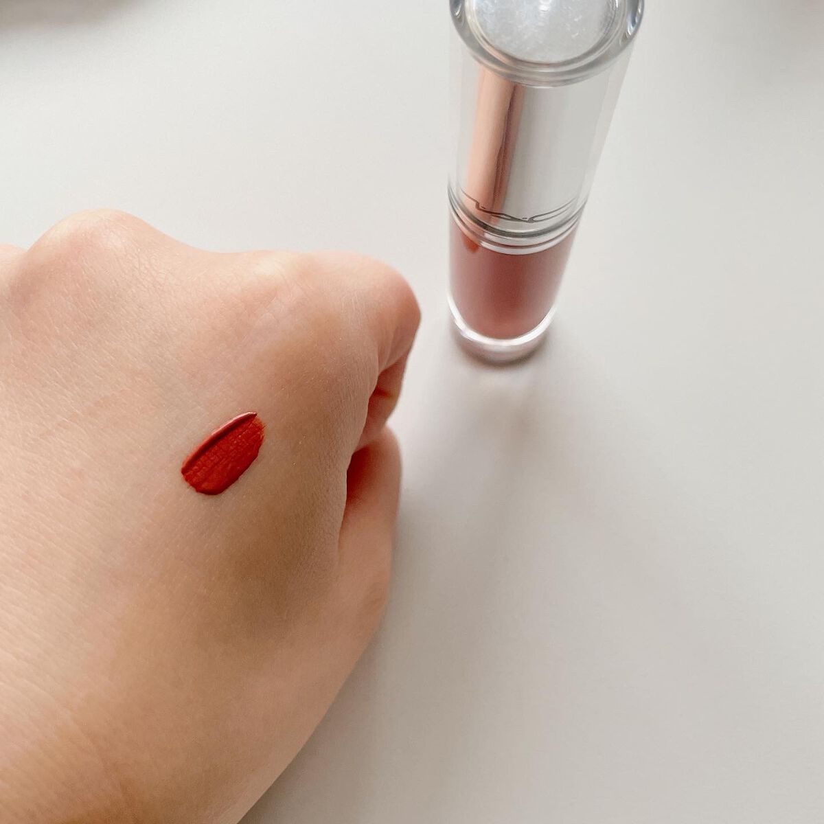 M·A·C ロックド キス インク リップカラー/M・A・C/口紅を使ったクチコミ(2枚目)