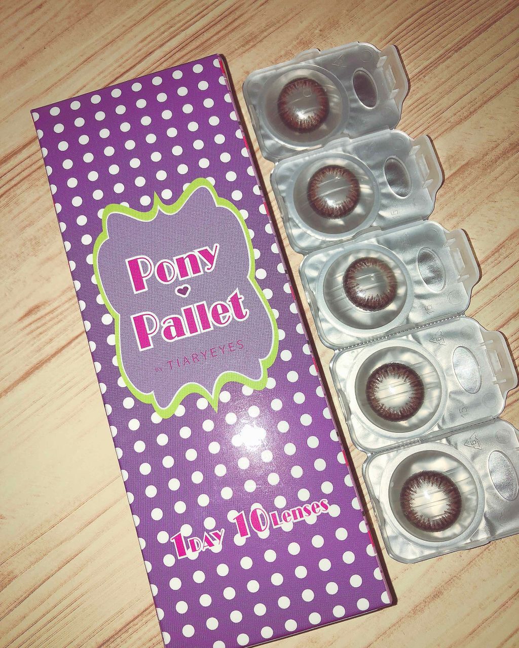 ポニーパレット ワンデー by ティアリーアイズ/Pony Pallet/ワンデー(1DAY)カラコンを使ったクチコミ(1枚目)