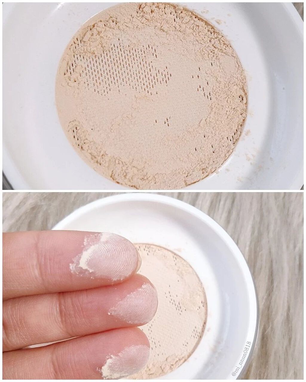 Bare パーフェクト トランスルーセントパウダー/SRICHAND/ルースパウダーを使ったクチコミ（3枚目）