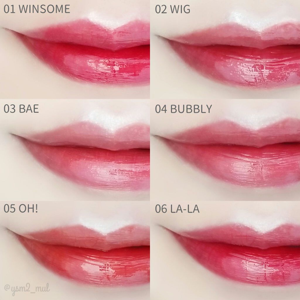 ホリカホリカ ハートクラッシュグローティントエアー/HOLIKA HOLIKA/リップティントを使ったクチコミ(4枚目)