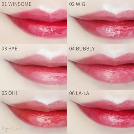 ホリカホリカ ハートクラッシュグローティントエアー/HOLIKA HOLIKA/リップティントを使ったクチコミ(4枚目)