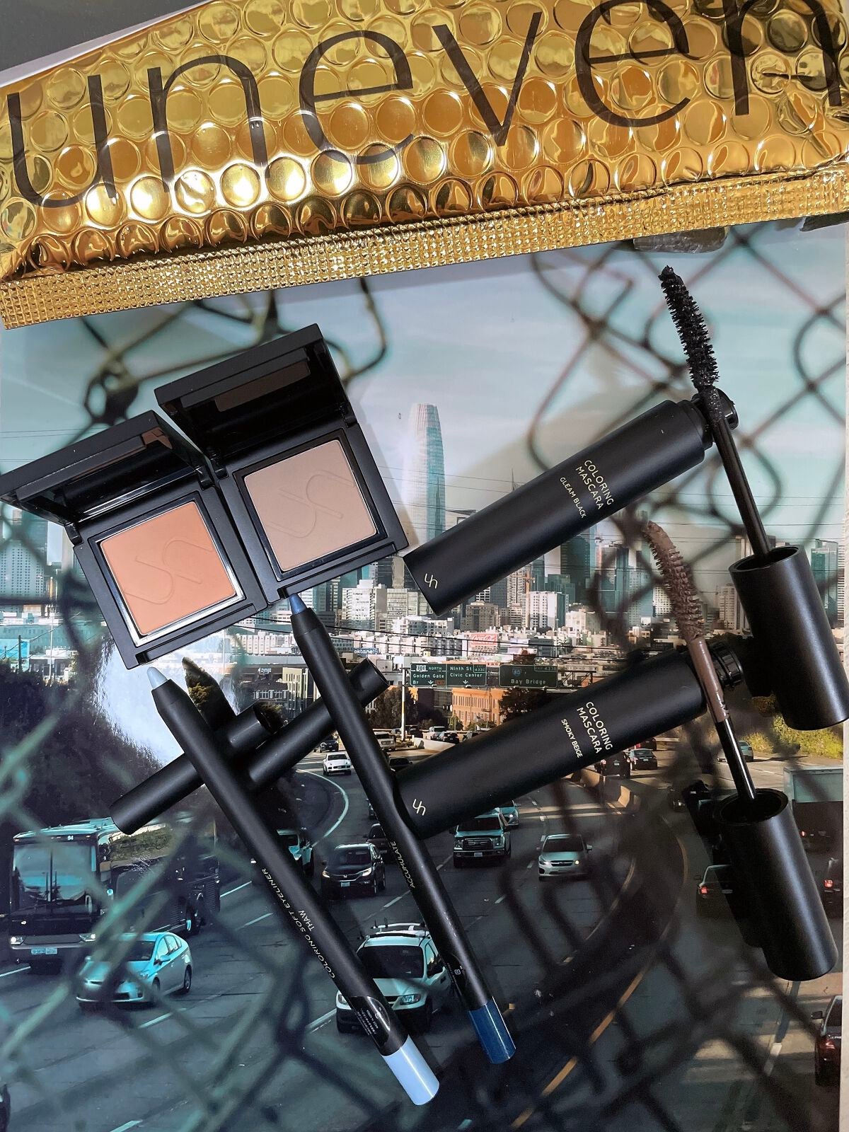 カラーリングマスカラ/uneven/マスカラを使ったクチコミ(2枚目)