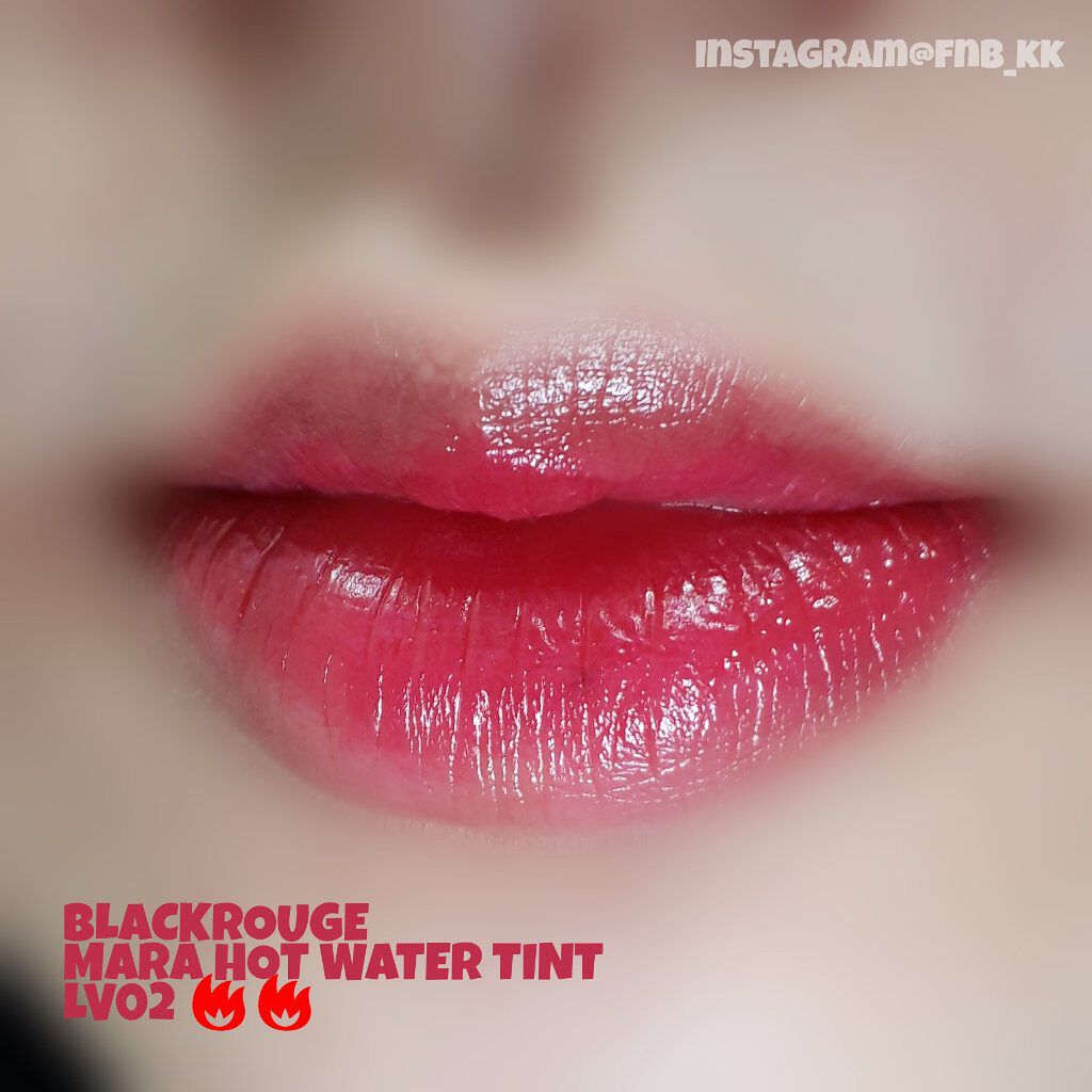マーラーホットウォーターティント/BLACK ROUGE/リップティントを使ったクチコミ（2枚目）