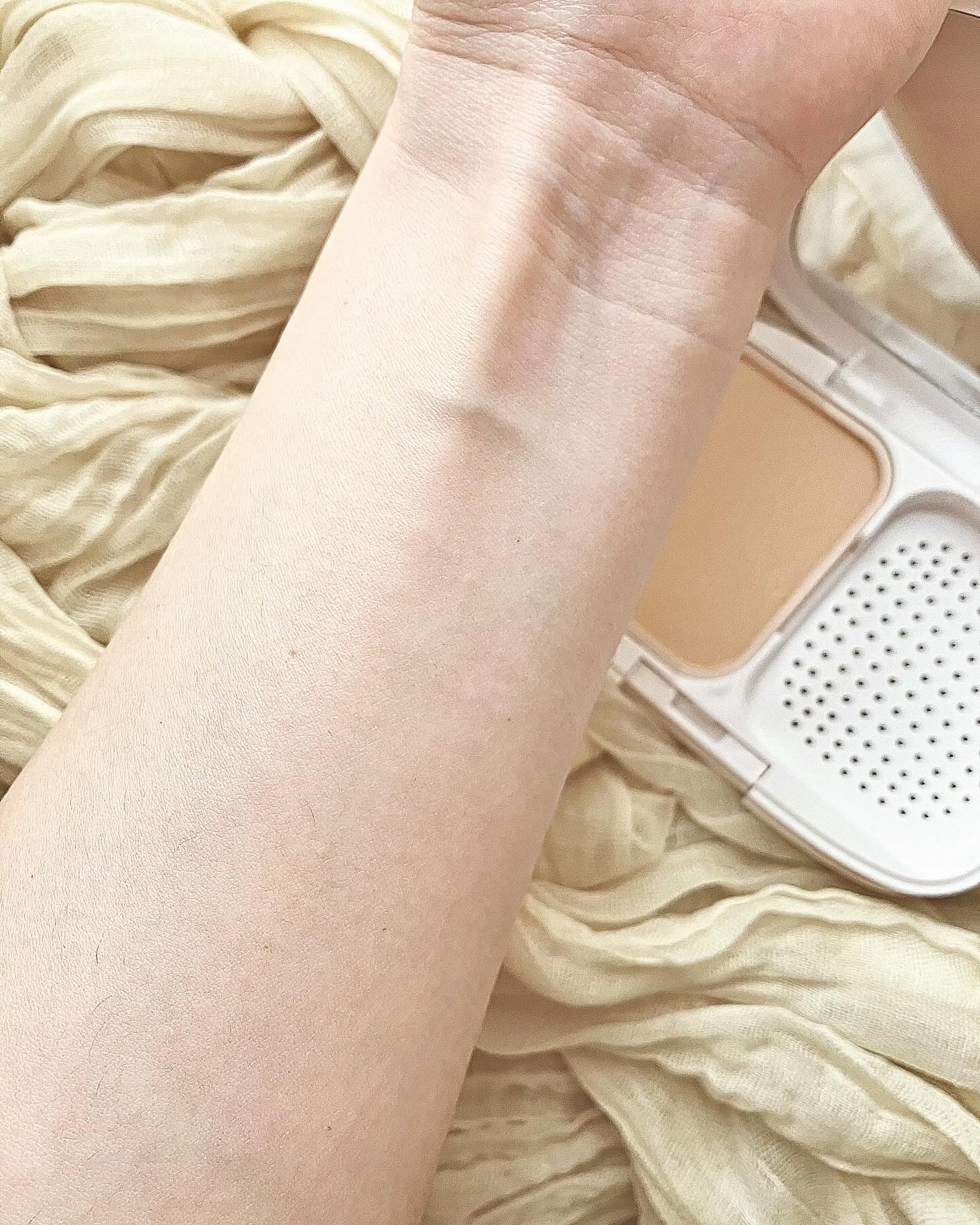 パウダーファンデーション/media luxe/パウダーファンデーションを使ったクチコミ(5枚目)