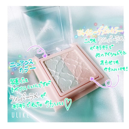 リシェ ダズリング デュオ アイズ/Visée/アイシャドウパレットを使ったクチコミ(2枚目)