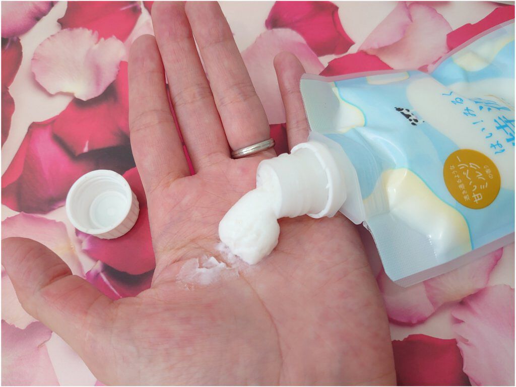 はい！みるく特濃 クリームウォッシュ/ロゼット/洗顔フォームを使ったクチコミ（2枚目）