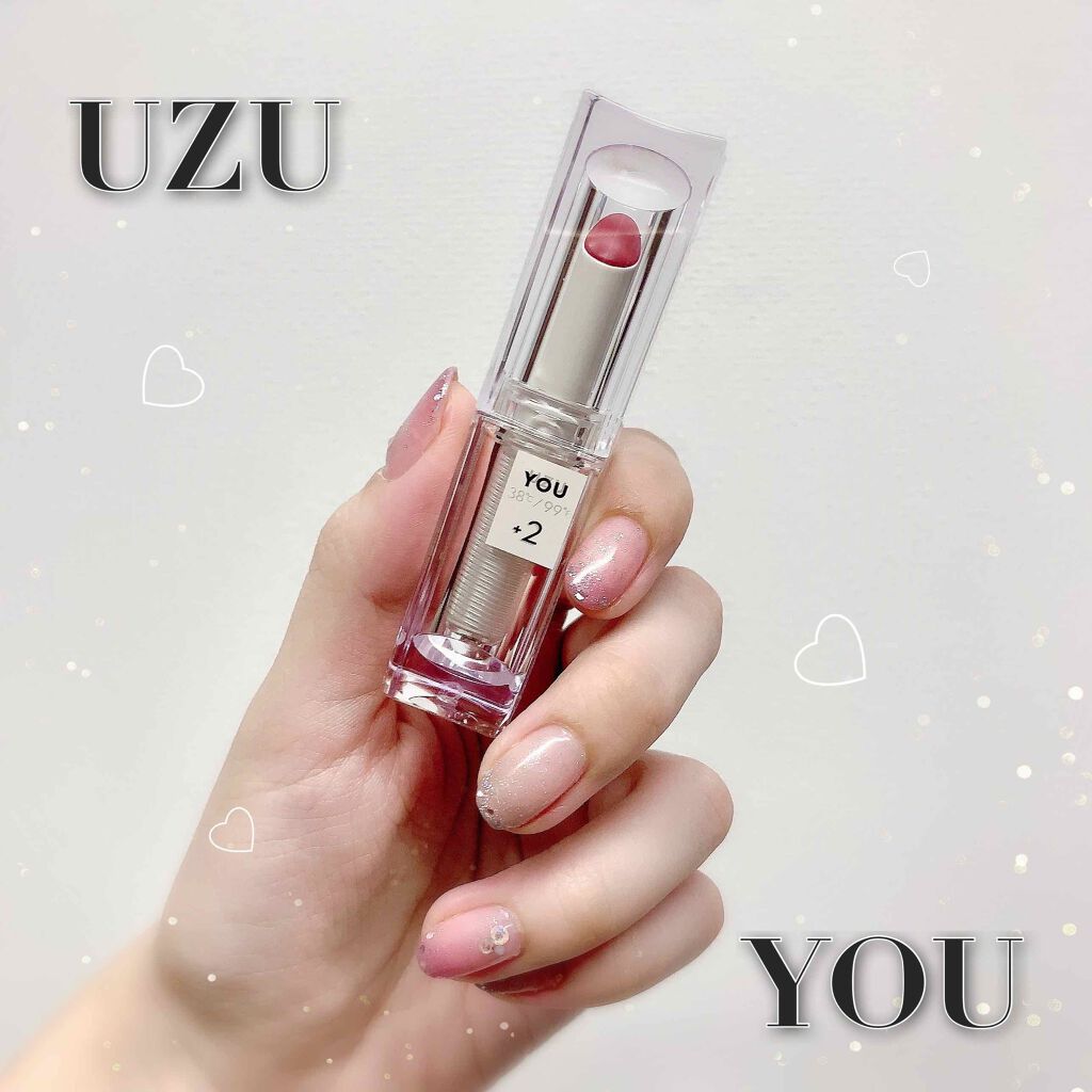 38℃/99℉ LIPSTICK <YOU>/UZU BY FLOWFUSHI/口紅を使ったクチコミ(2枚目)