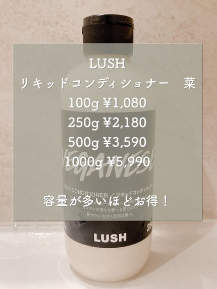 週末限定最終価格!LUSH ヘアコンディショナー 480g シャンプーセット 週末限定最終価格!LUSH ヘアコンディショナー 480g