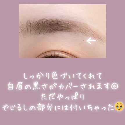 ハンオールブロウカラ/rom&nd/眉マスカラを使ったクチコミ(6枚目)