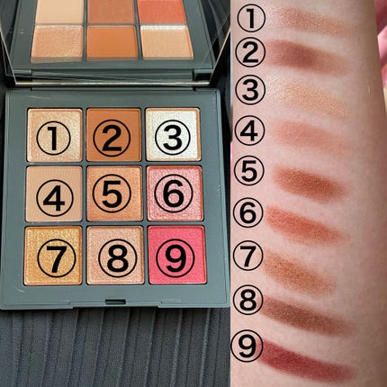 サマーソルスティス アイシャドーパレット/NARS/アイシャドウパレットを使ったクチコミ(3枚目)