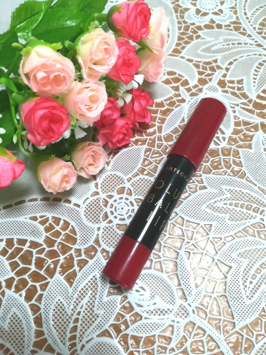 ボリュームバームリップ N/インテグレート/口紅を使ったクチコミ(1枚目)
