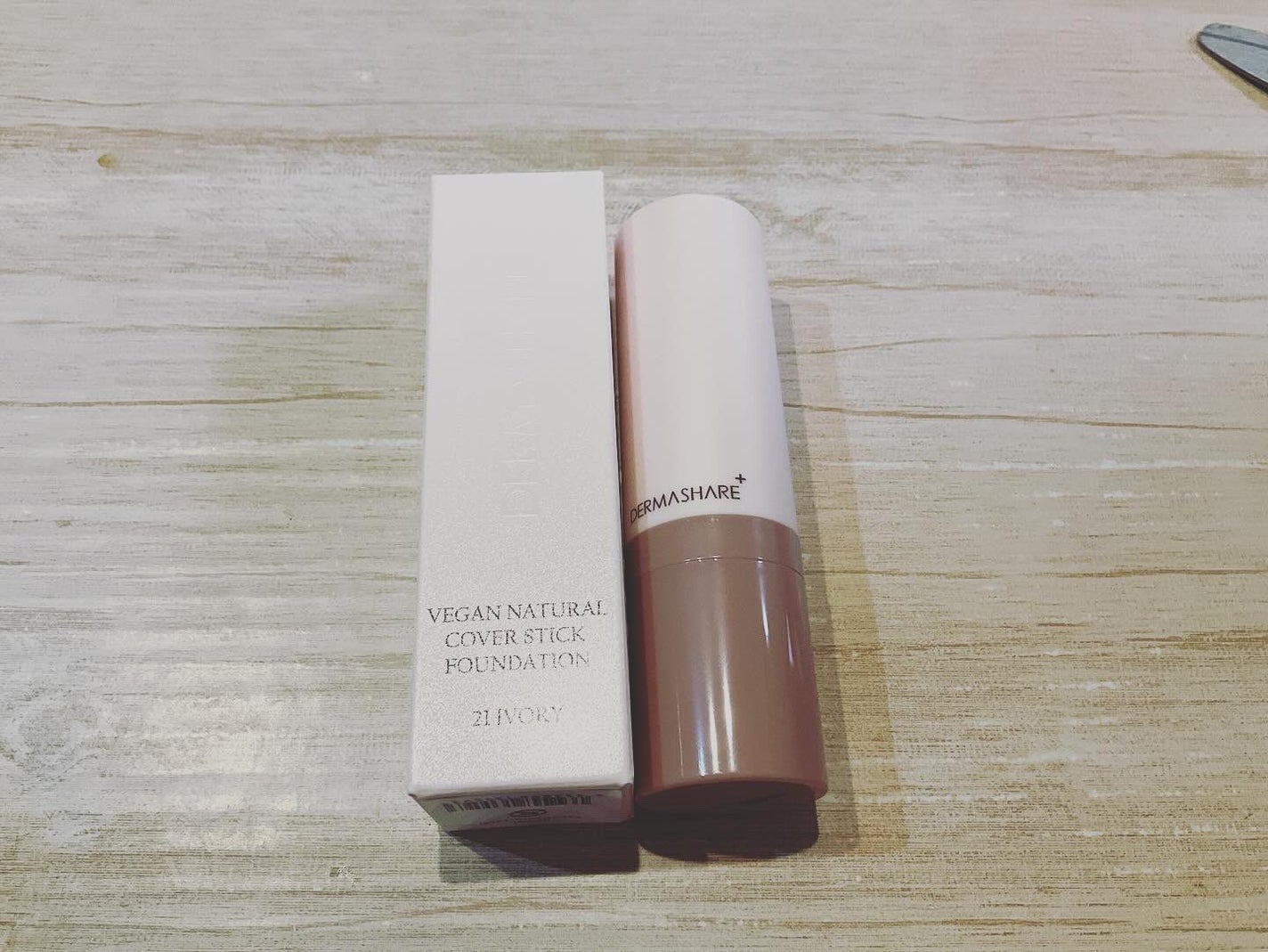 ヴィーガンナチュラルカバースティックファンデーション/DERMASHARE/その他ファンデーションを使ったクチコミ(1枚目)