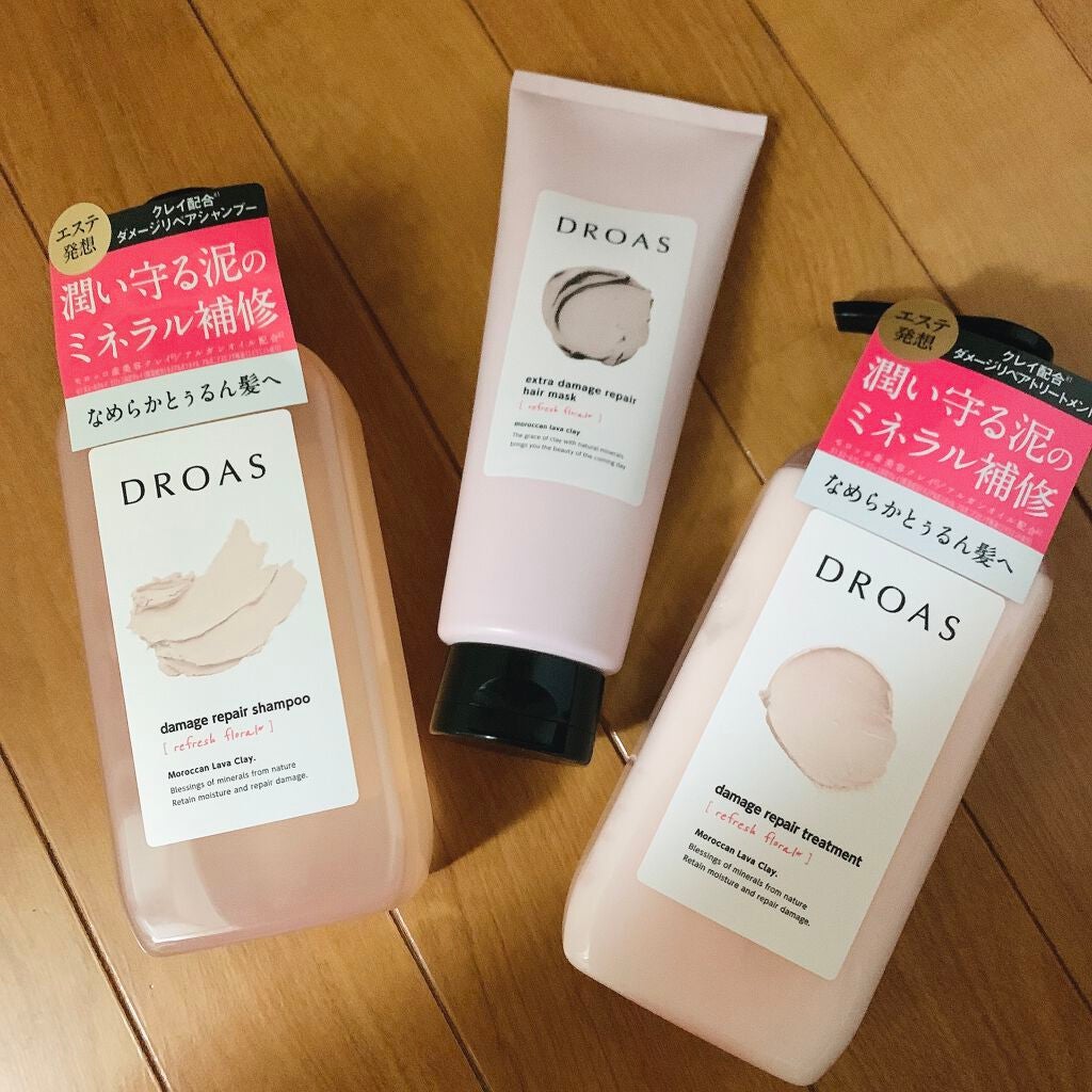 ダメージリペアシャンプー/トリートメント/DROAS/市販シャンプーを使ったクチコミ(1枚目)