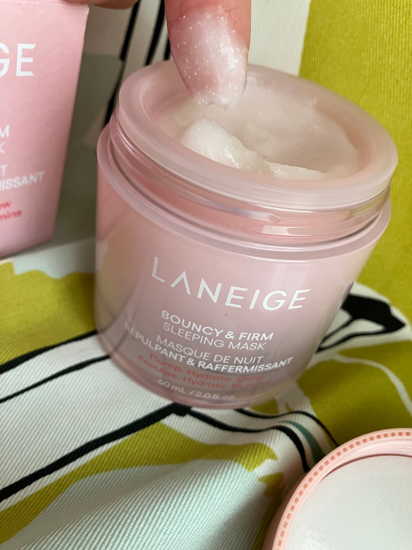 バウンシースリーピングマスク/LANEIGE/フェイスクリームを使ったクチコミ(3枚目)