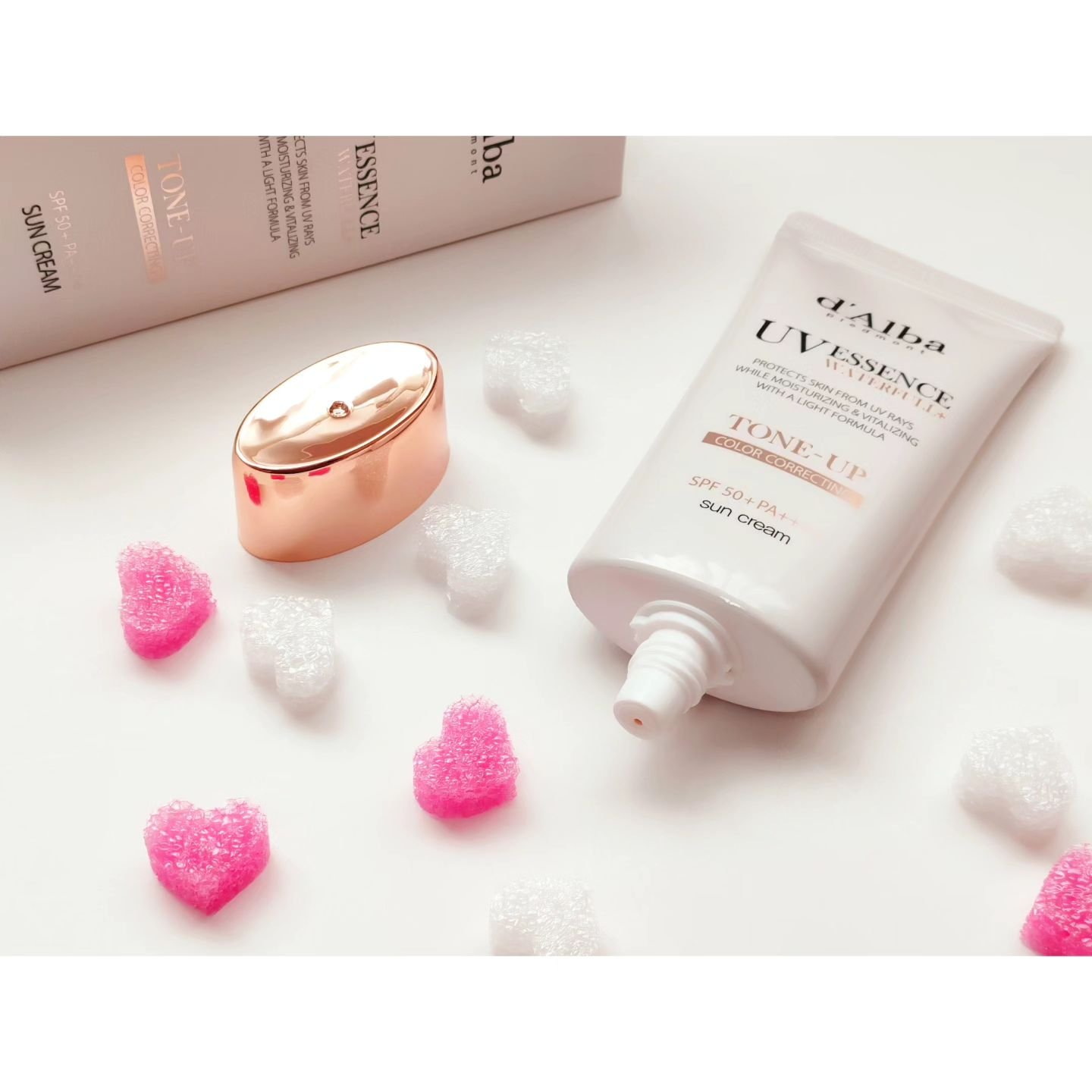 ウォータフルトーンアップサンクリーム/ダルバ/日焼け止めクリームを使ったクチコミ（3枚目）