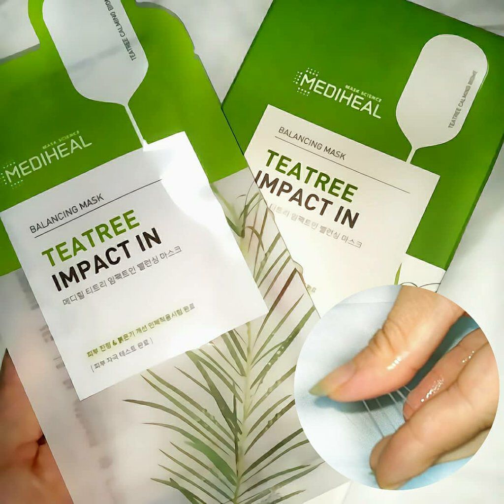 ティーツリーインパクトイン/MEDIHEAL/シートマスク・パックを使ったクチコミ（3枚目）