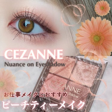 ニュアンスオンアイシャドウ/CEZANNE/アイシャドウパレットを使ったクチコミ（1枚目）