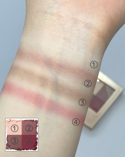 ニュアンス マット クリエイター/Visée/アイシャドウパレットを使ったクチコミ(3枚目)