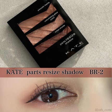 パーツリサイズシャドウ/KATE/アイシャドウパレットを使ったクチコミ(1枚目)