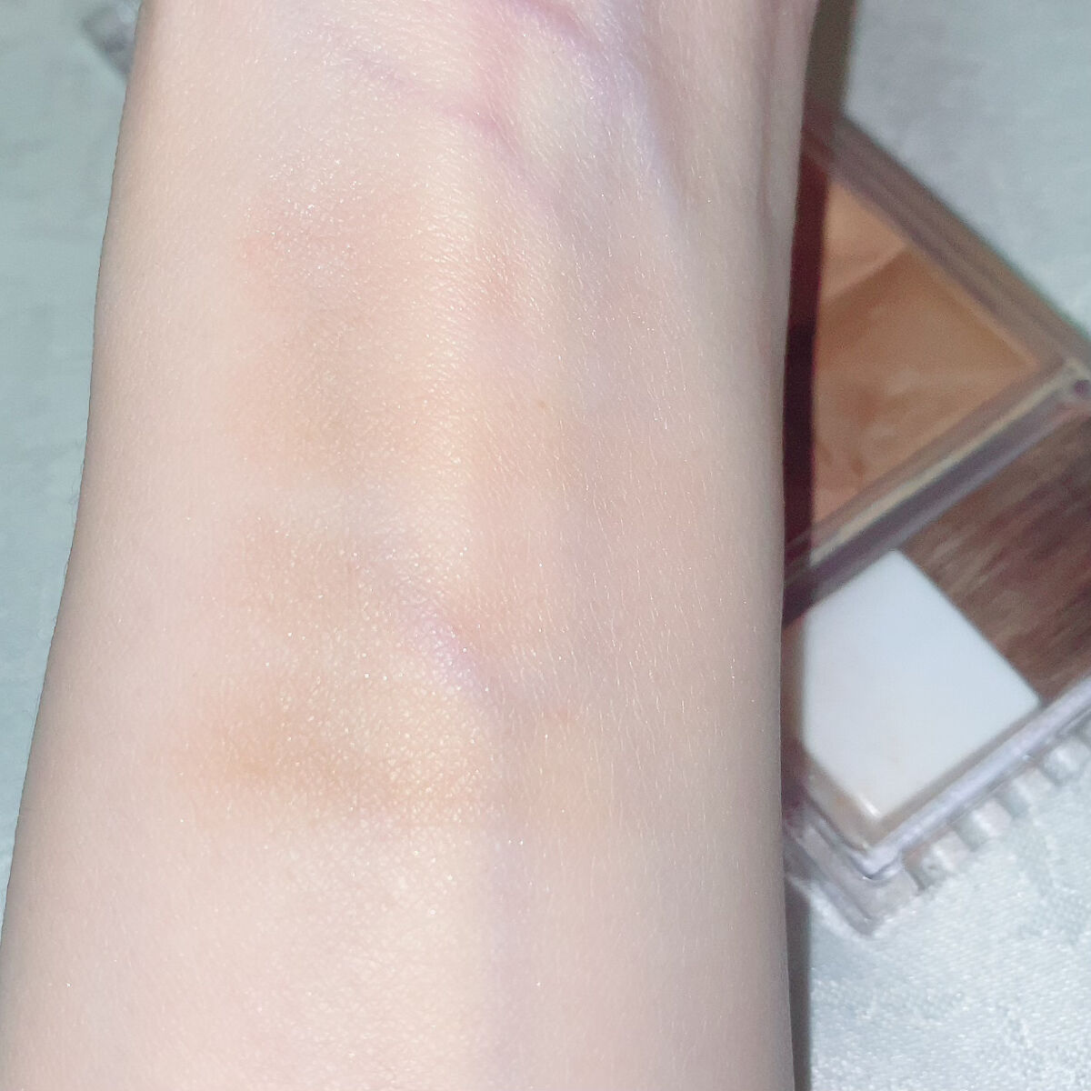 ミックスカラーチーク/CEZANNE/パウダーチークを使ったクチコミ（3枚目）