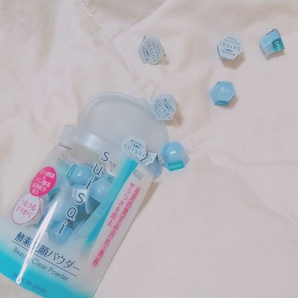 スイサイ ビューティクリア パウダーウォッシュ/suisai/洗顔パウダーを使ったクチコミ（1枚目）