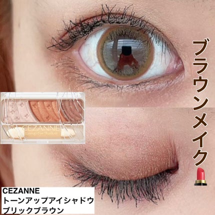 トーンアップアイシャドウ/CEZANNE/アイシャドウパレットを使ったクチコミ(1枚目)