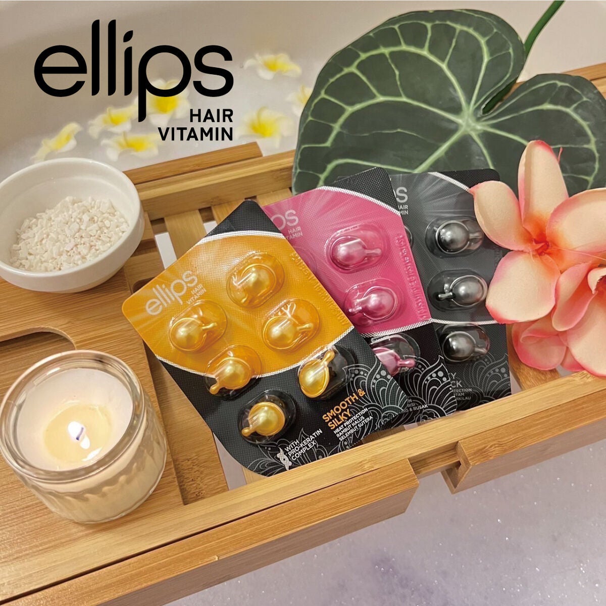 プロケラチン シルキーブラック/ellips/ヘアオイルを使ったクチコミ(1枚目)