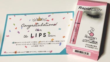 ラピッドラッシュ(R)　日本仕様正規品 1.5ml（約2ヵ月分）/ベリタス/まつげ美容液を使ったクチコミ（1枚目）