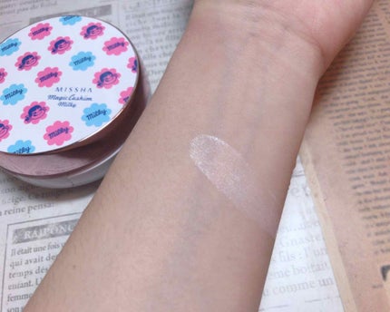M クッションベース(ミルキー)/MISSHA/化粧下地を使ったクチコミ(3枚目)