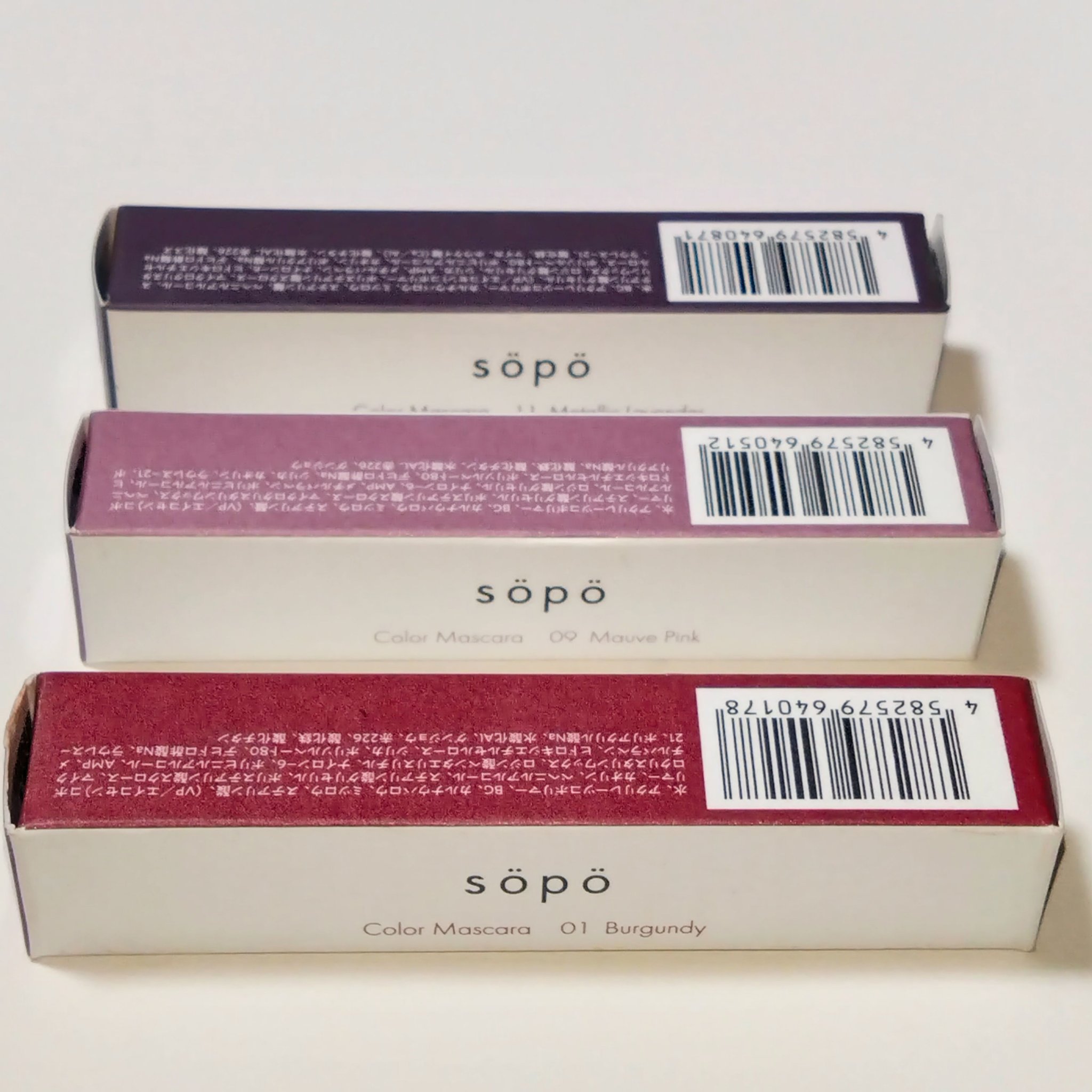 カラーマスカラ/sopo/マスカラを使ったクチコミ（1枚目）