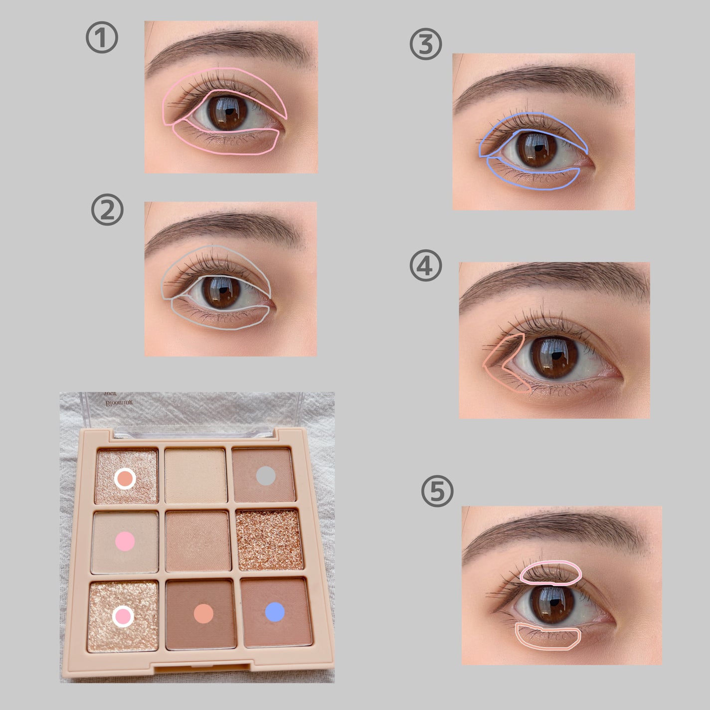 シャドウパレット/dasique/アイシャドウパレットを使ったクチコミ(3枚目)