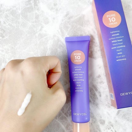 ポアーテンクリーム/DEWYCEL/化粧下地を使ったクチコミ(2枚目)