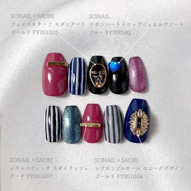 maksiinail on LIPS 「...◻︎使用アイテムSONAIL×SAORI・レクタングルホ..」（2枚目）