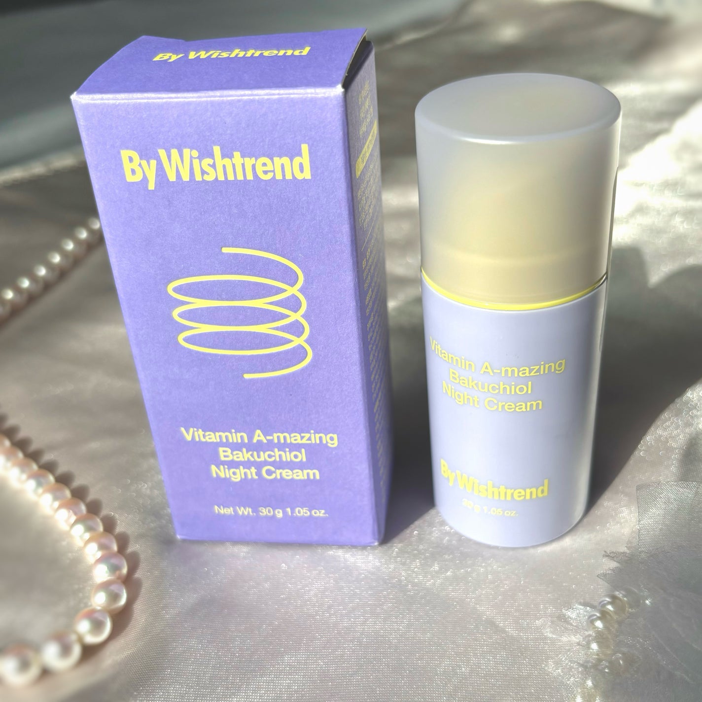 ビタミンA-mazingバクチオールナイトクリーム/By Wishtrend/フェイスクリームを使ったクチコミ(1枚目)