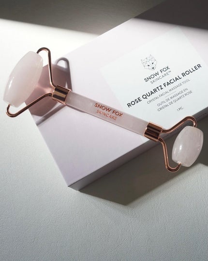 ローズ クォーツ フェイシャル ローラー/SNOW FOX SKINCARE/その他スキンケアグッズを使ったクチコミ(1枚目)