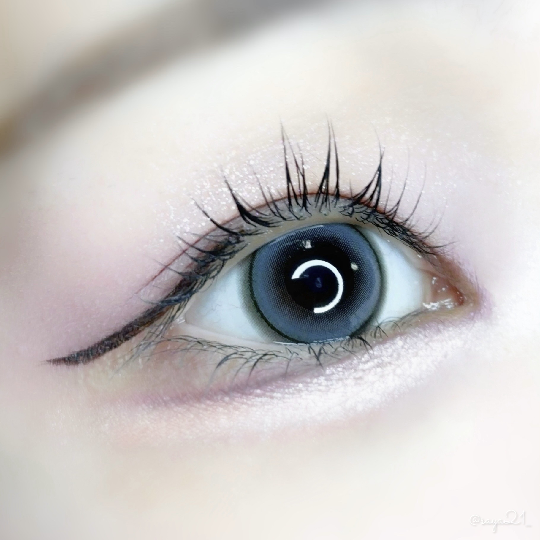 O&ME/i-sha/ワンデー（１DAY）カラコンを使ったクチコミ（3枚目）