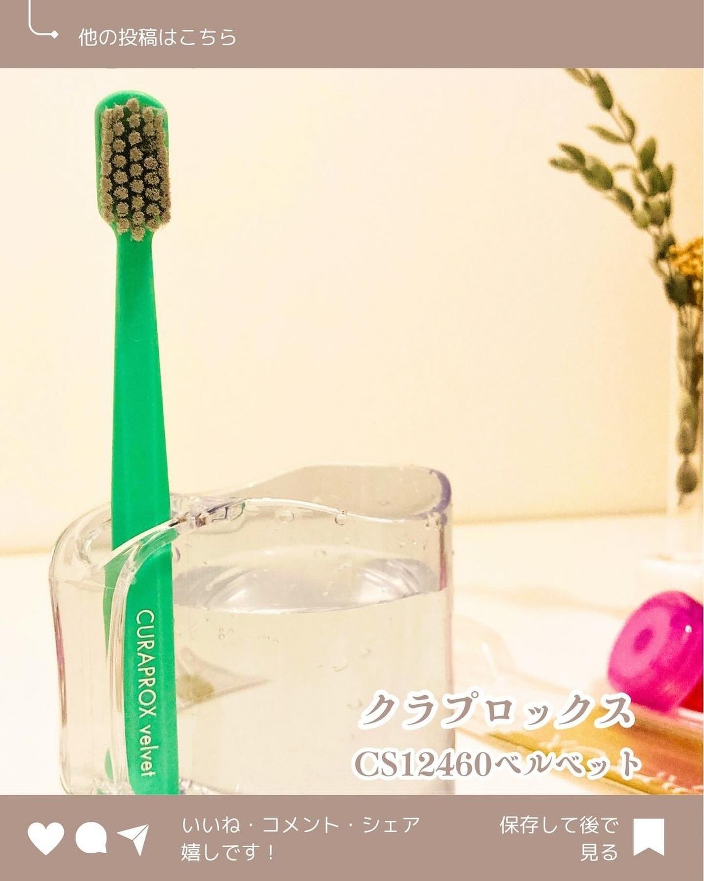 CS12460 ベルベット/CURAPROX/歯ブラシを使ったクチコミ(1枚目)