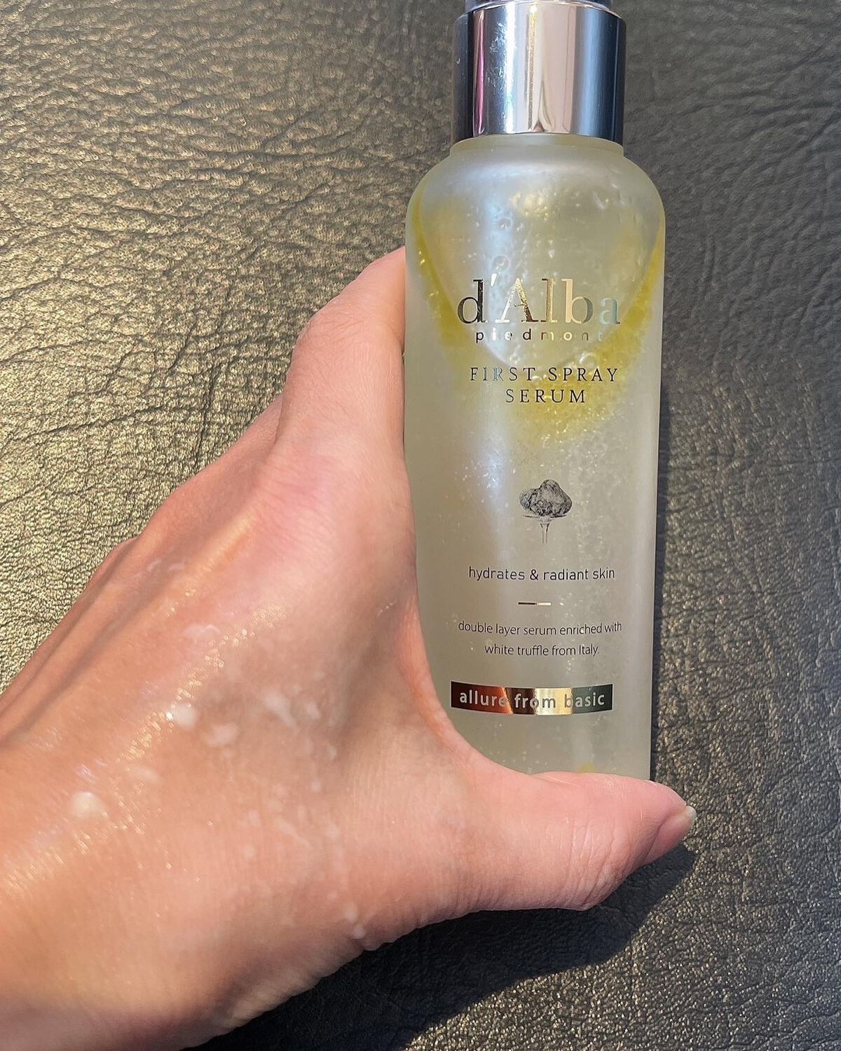 ダルバ ホワイトトリュフファーストスプレーセラム/ダルバ/ミスト状化粧水を使ったクチコミ(3枚目)