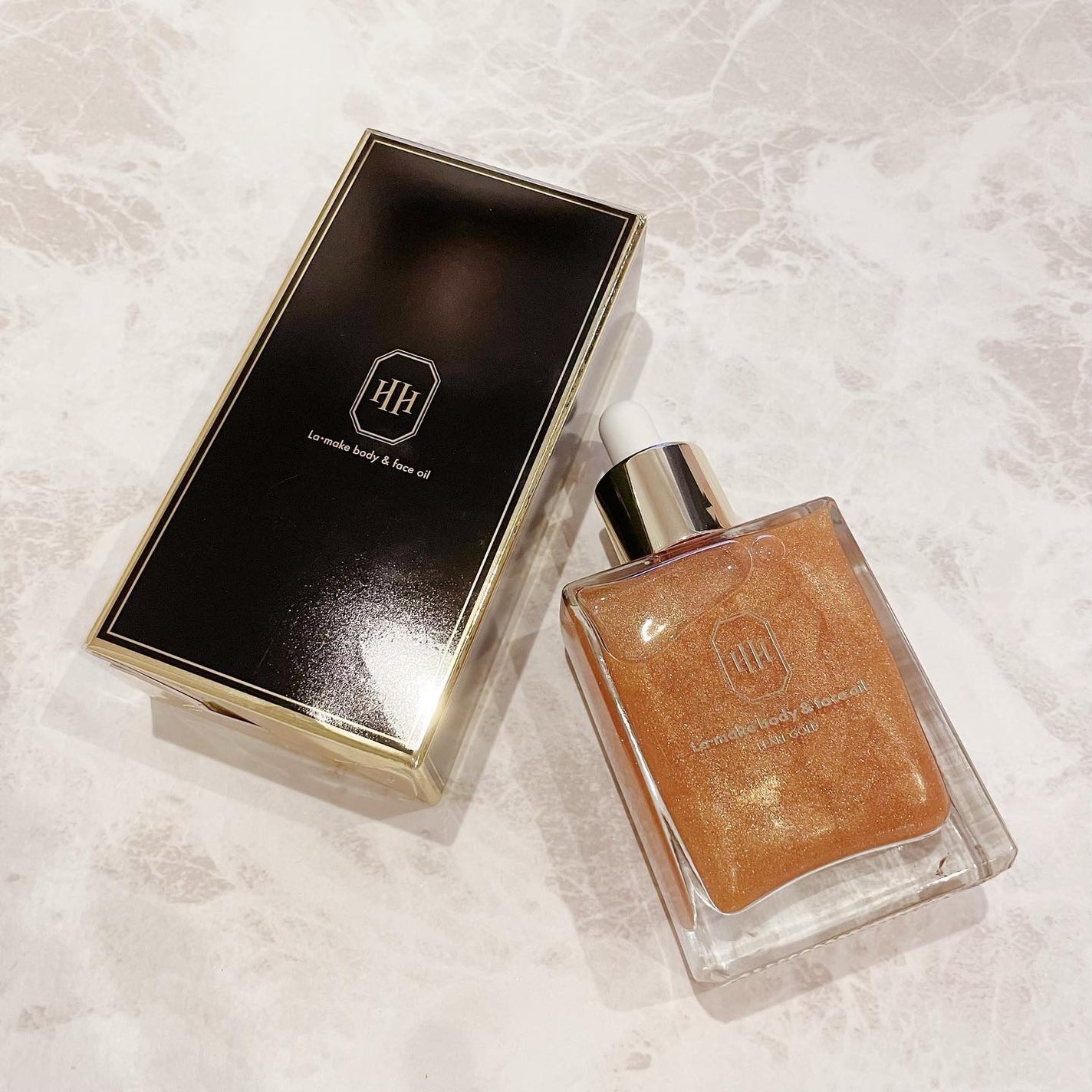 ラ・メイク ボディ&フェイスオイル/H×H/ボディオイルを使ったクチコミ(9枚目)