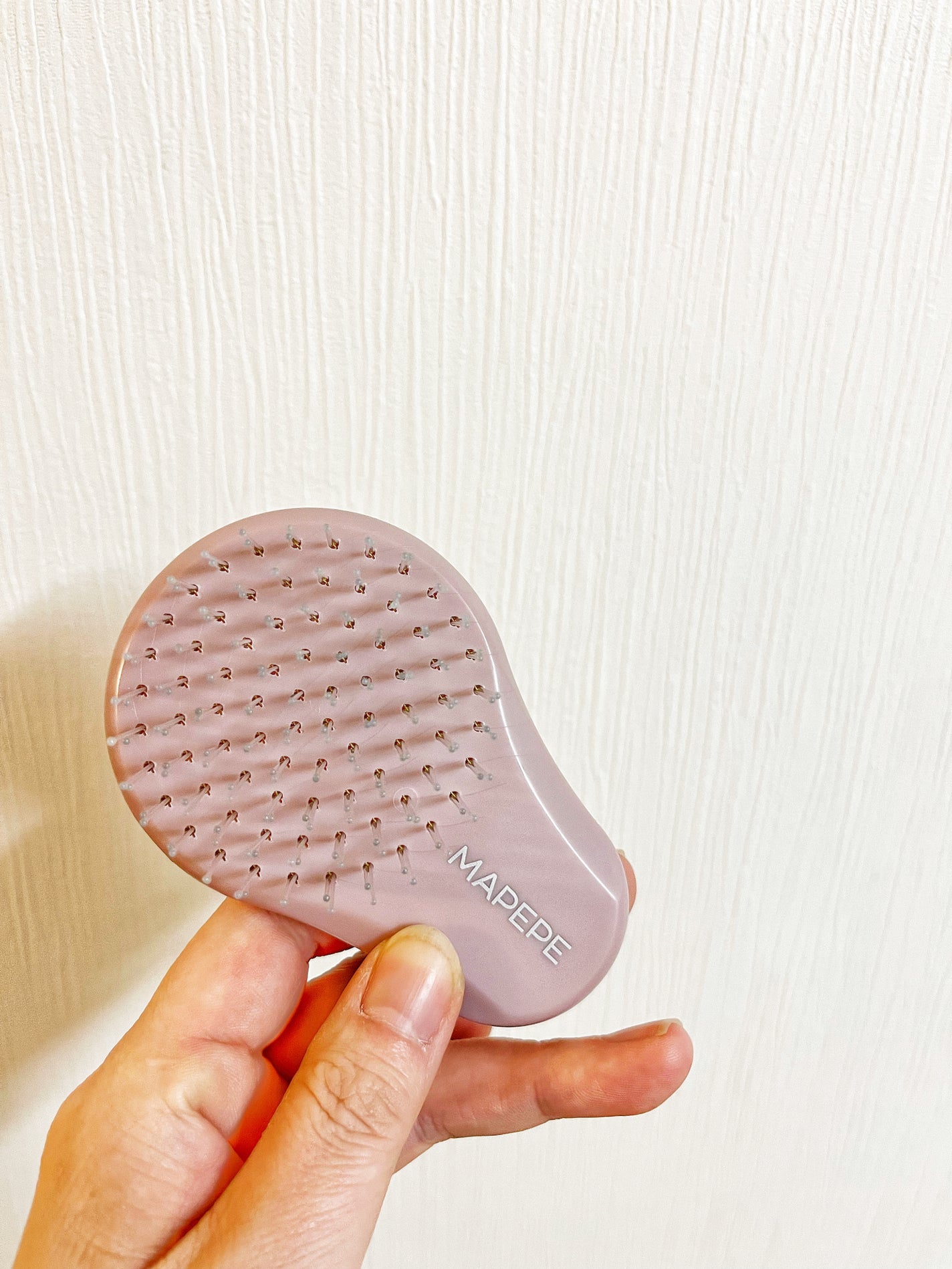 デタングリングブラシ【ポケットサイズ】/マペペ/ヘアブラシを使ったクチコミ(1枚目)