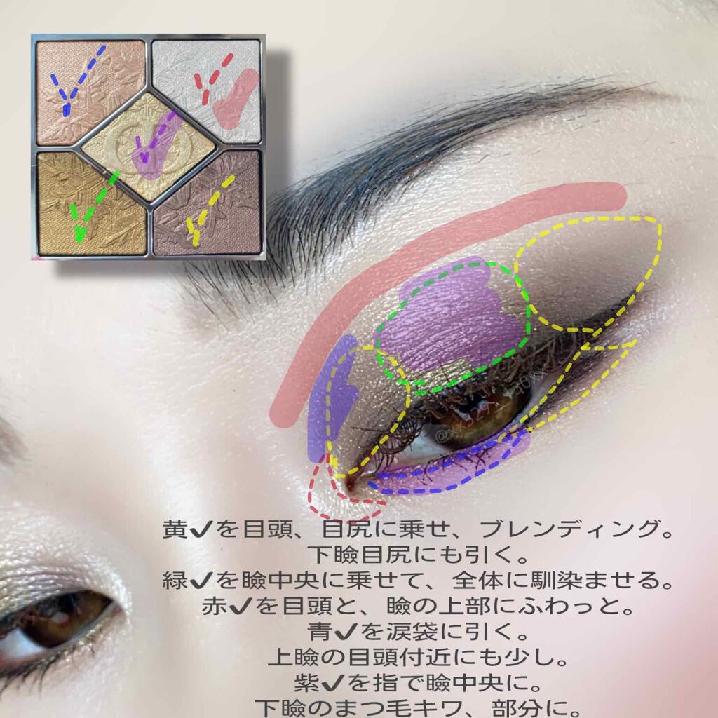 サンク クルール クチュール<ゴールデン ナイツ>/Dior/アイシャドウパレットを使ったクチコミ(7枚目)