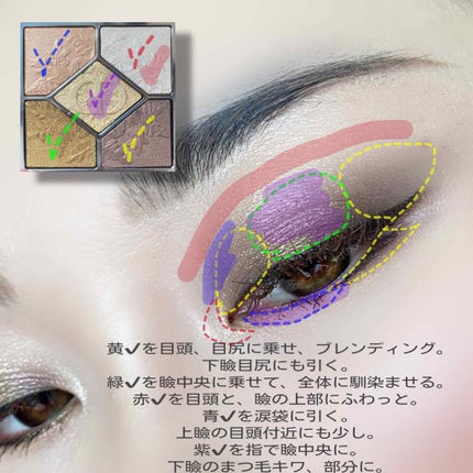 サンク クルール クチュール<ゴールデン ナイツ>/Dior/アイシャドウパレットを使ったクチコミ(7枚目)