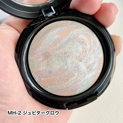 マーブルハイライター/LB/パウダーチークを使ったクチコミ(4枚目)