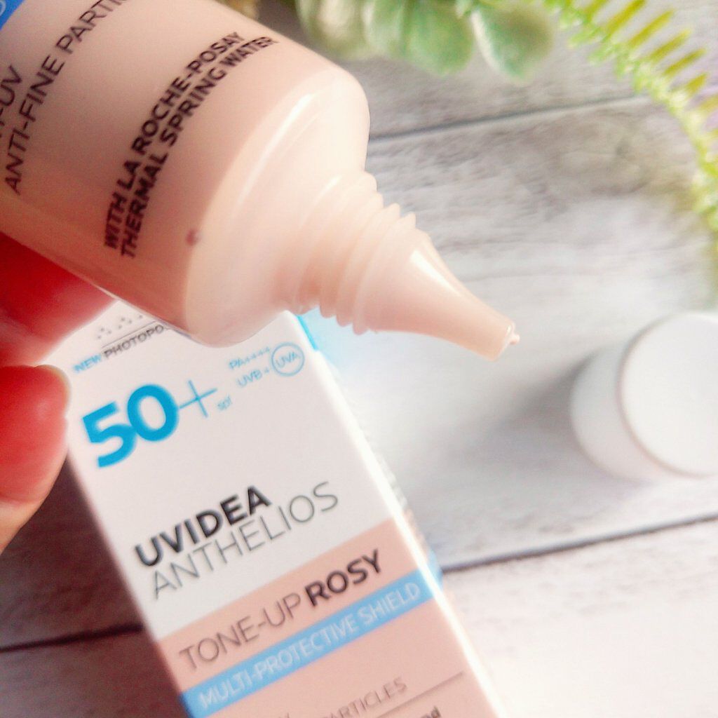 UVイデア XL プロテクショントーンアップ ローズ/ラ ロッシュ ポゼ/日焼け止めクリームを使ったクチコミ（2枚目）